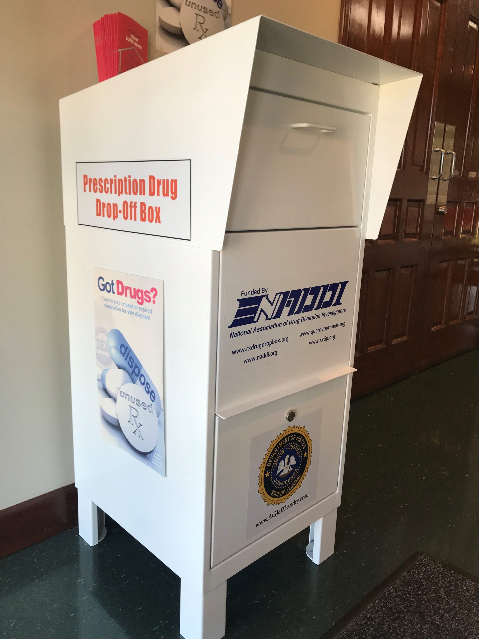 Broussard Police Department - Rx Drug Drop Box - Rx Drug Drop Box